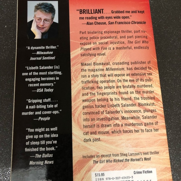 ๐ 3/$18 The Girl who Played with Fire: Stieg Larsson - Picture 11 of 11